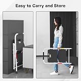 BONTEC 2 Step Ladder 150KG Anti‑Slip Pedals Folding Steel Lightweight White view 7