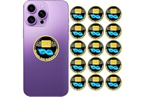 AFLUODN 16 Pieces of Cell Phone Protection Neutralizers Stickers, Blockers Equipment Stickers for All Phones Tablets Laptops Computer WiFi All Electronic Devices