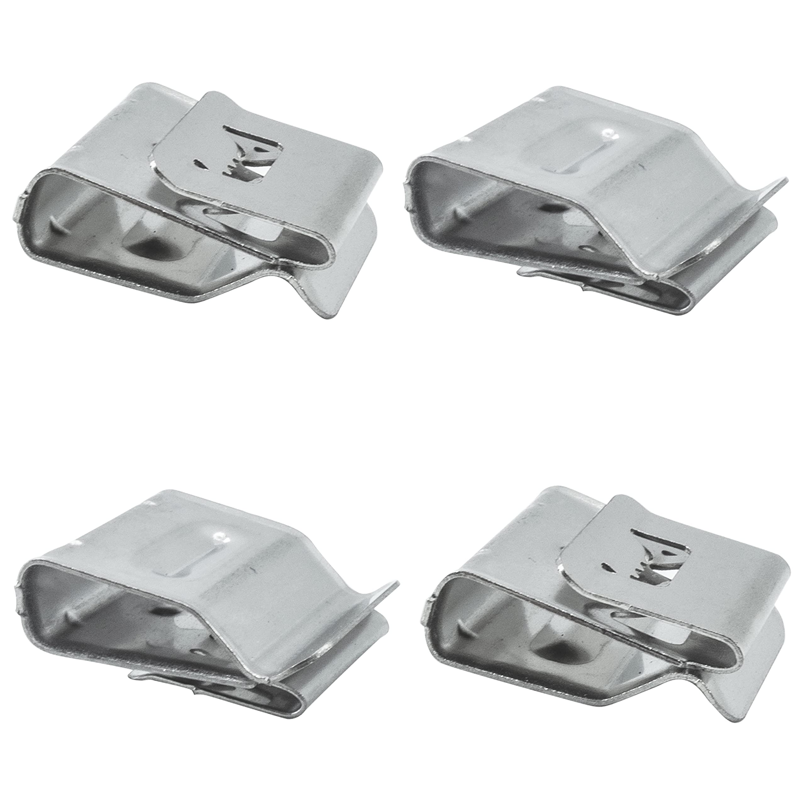 Zolunu 50pcs Solar Panel Cable Clips Photovoltaic Cable Clips, Stainless Steel Trailer Wire Clips for Electrical Cord Management