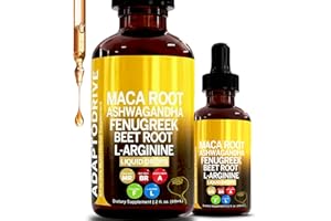 Juztec Maca Root Liquid Drops with Ashwagandha & Fenugreek 2 fl oz