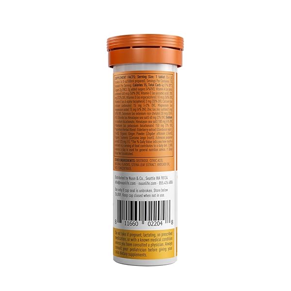 NUUN, IMMUNITY ORANGE CITRUS, 1.9 OUNCE