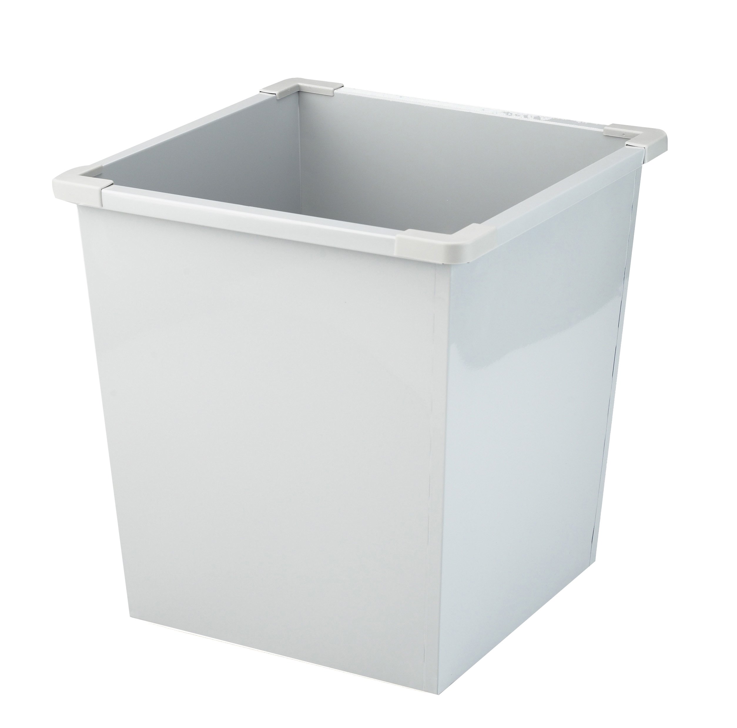 AVERY Steel Bin Square 27L Grey 631GREY