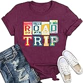 IFQ Womens Road Trip Shirt Getaway Travel Camping Crewneck T-Shirt Outdoor Hiking Tee