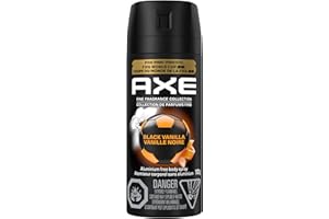 AXE Limited Edition FIFA, Fine Fragrance Collection Premium Body Spray for Men, Black Vanilla Deodorant with 72H Odour Protec