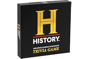DYCE HISTORY Channel Trivia Game - 2000+ Fun General Knowledge Questions for Adults, Family and Teens in The Pursuit of Trivial Knowledge - The Perfect Party Card Game for Board Games Night with your Group