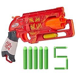 NERF Zombie Strike Hammershot Blaster, Red