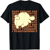 Pompompurin Happy Thoughts Nap Time T-Shirt Small