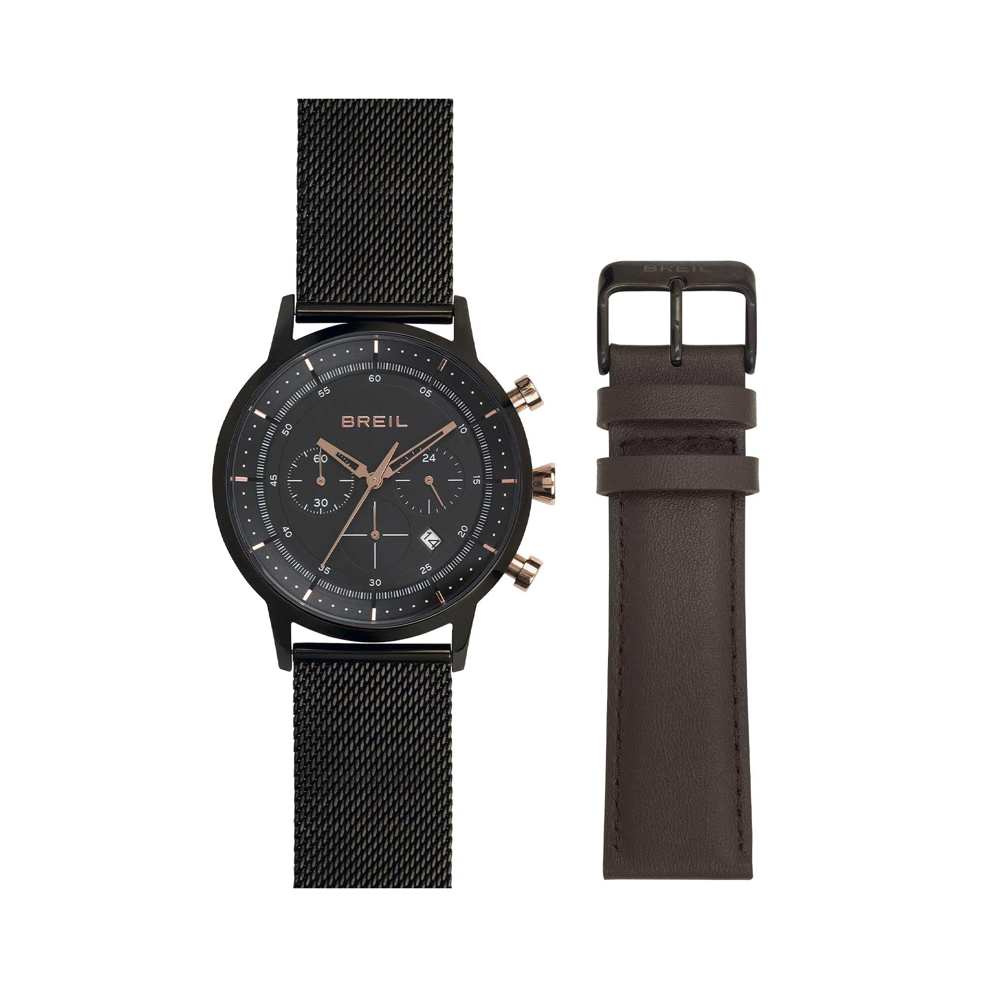Breil Watch SIX.3.Nine Collection Chrono Quartz Movement and Leather mesh for Man UK