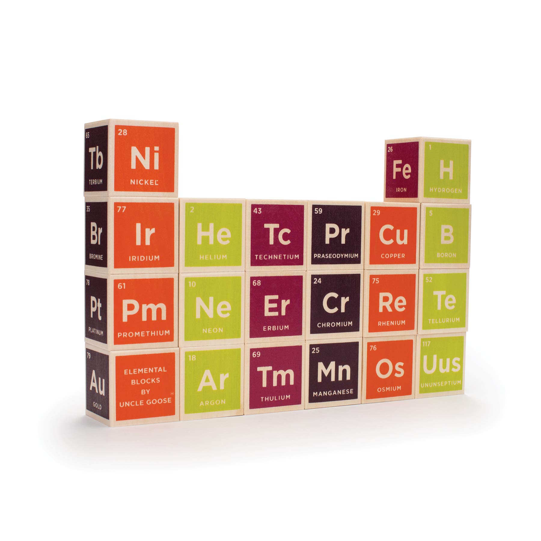 Photo 1 of Uncle Goose Periodic Table Blocks - Made in The USA