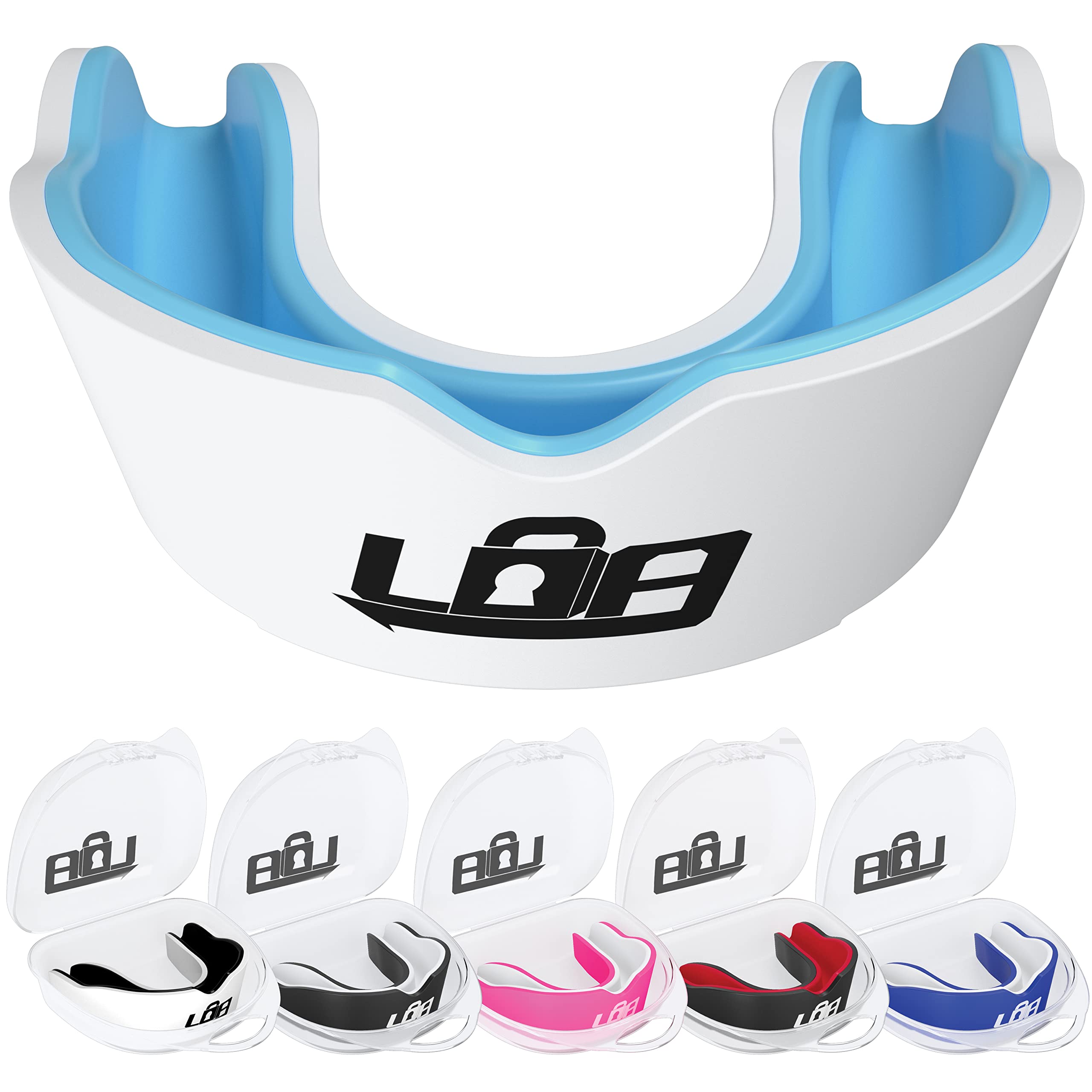 Gum Shield for Rugby, MMA, Hockey, Boxing and More - Premium Multi Layer Slim Fit Sports Mouth Guard - Ultimate Protection for Men and Women (Ages 12+) Maximum Safety for Sports — image 1