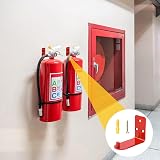 KALIONE Fire Extinguisher Holder 4 Pack Wall Hook up to 9 kg Red view 6
