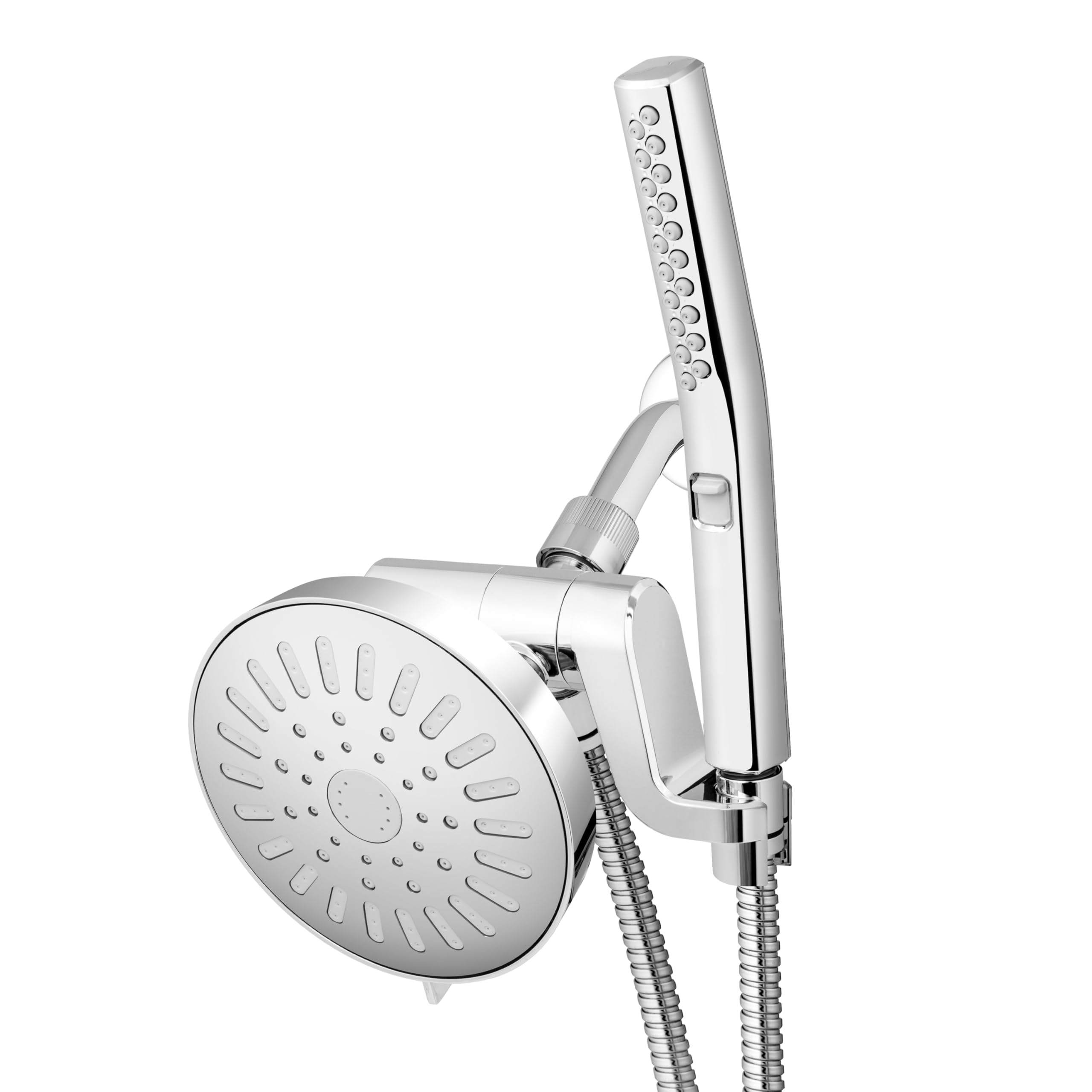 Photo 1 of Waterpik High Pressure Handheld Wand and Rain Shower Head Combo with 8-Foot Long Metal Hose, BodyWand Spa System with 7 Spray Modes for Hair and Body, Chrome