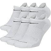 Nike Everyday Plus Cotton Cushioned Dri-Fit No Show Socks (6 Pair)