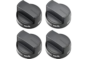 FUNMIT Upgraded W10339442 Stove Knobs Replacements for Whirlpool Gas Range, Replaces WPW10339442VP, 2311008, AP6019877, PS11753188, EAP11753188, 4 Pack