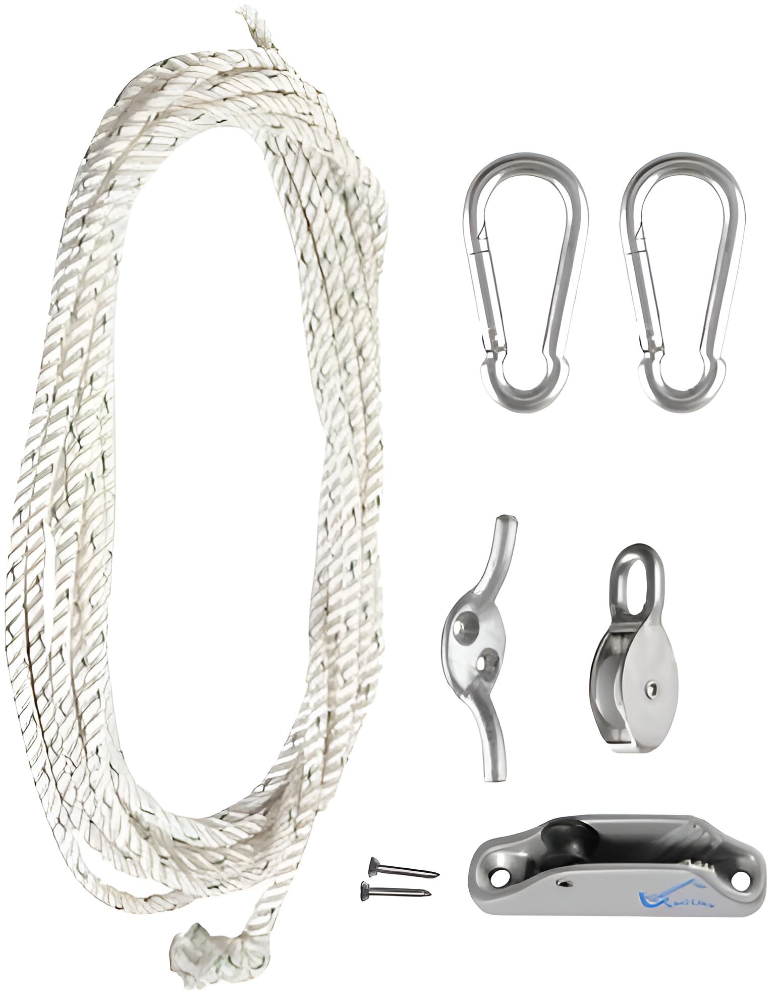 Primrose Advanced Galvanised Steel Easy Hoist and Fixing Set for Sail Shades