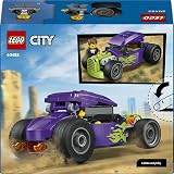 LEGO City Hot Rod Race Car Toy 60485 with Driver Minifigure and Folding Roof view 12