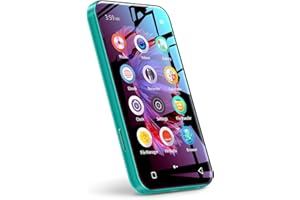 TIMMKOO WiFi Mp3 Player with Bluetooth, Mp3 Mp4 Player with WiFi Transfer, Portable HiFi Sound Digital Music Player with FM R