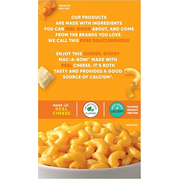 SIMPLY MAC A RONI, THREE CHEESE MACARONI AND CHEESE, 8.2 OZ BOX