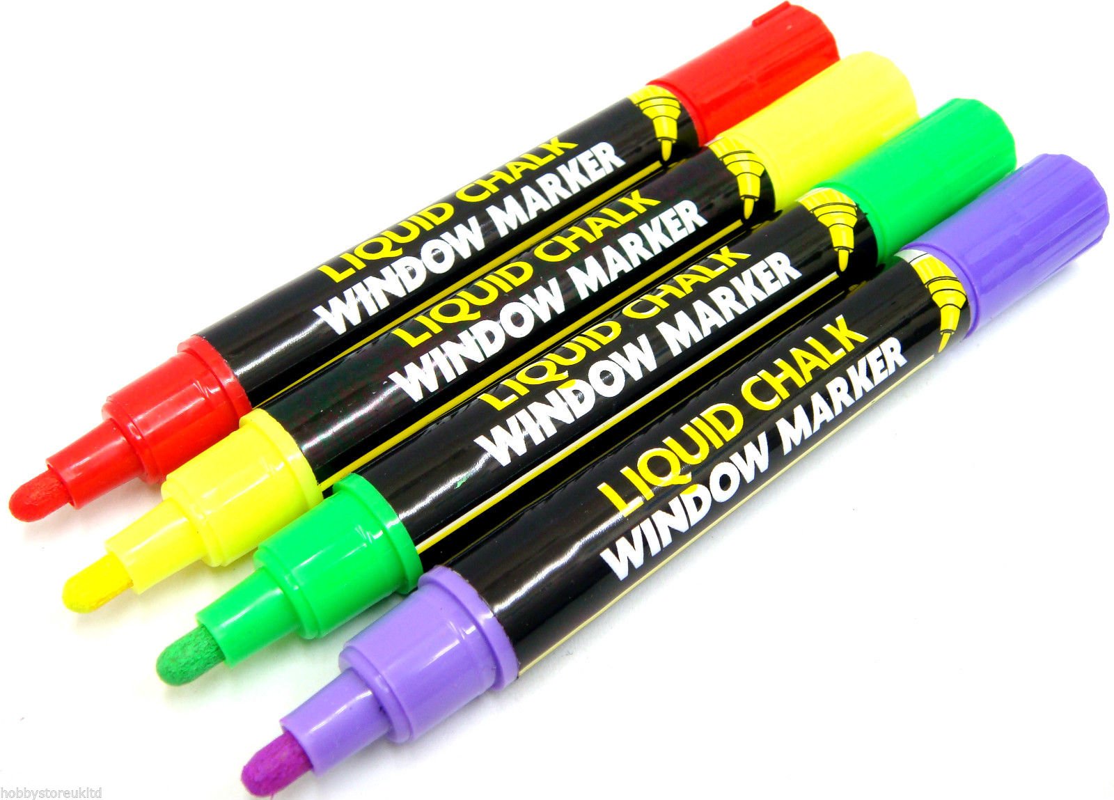 Coloured Liquid Chalk Markers Blackboard Dry Wipe Neon Marker Pens Window Marker