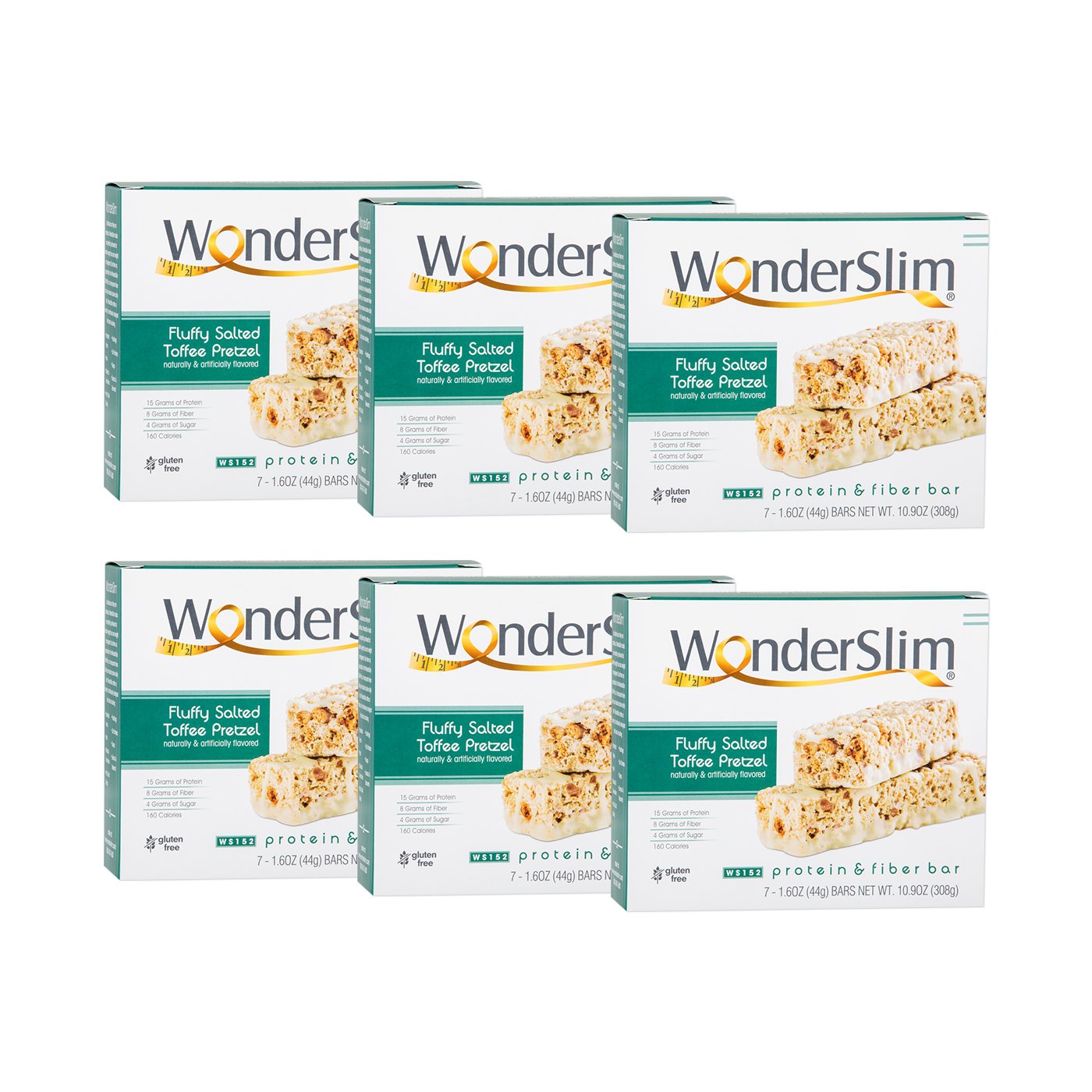 WonderSlim LowCarb 15g Protein Diet Bar Fluffy Nutter