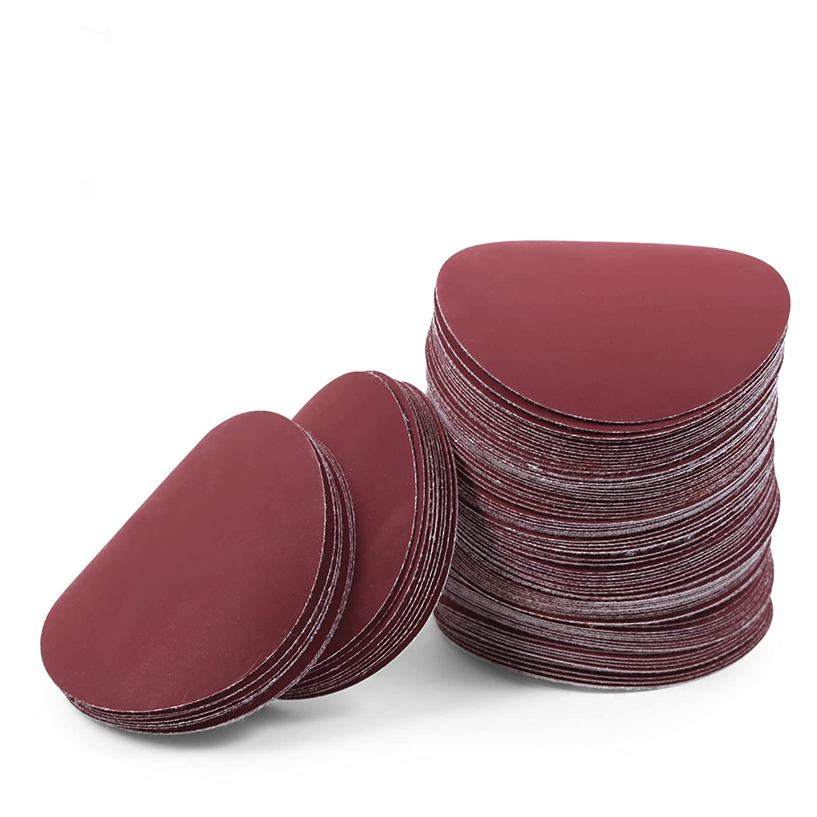 LEONTOOL Sanding Discs 3 Inch 1200 Grit Hook and Loop Sandpaper 100Pcs Sanding Pad NO-Hole Aluminum Oxide Random Orbital Sander