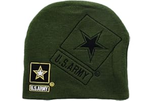 SAILUPXINYUAN U.S. Army Official Licensee Green Beanie