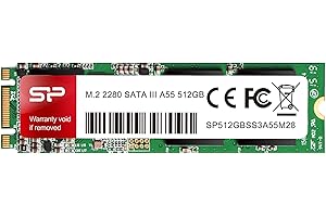 SP SILICON POWER Silicon Power 512GB A55 M.2 SSD SATA III Internal Solid State Drive 2280 SU512GBSS3A55M28AC