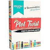 Blue Wasatch Games Plot Twist Season 1: 36 Book Recommendation Scratch Off Cards Across 8 Unique Fictional Genres. Gift for Couples, Book Clubs, Readers, Story Lovers.
