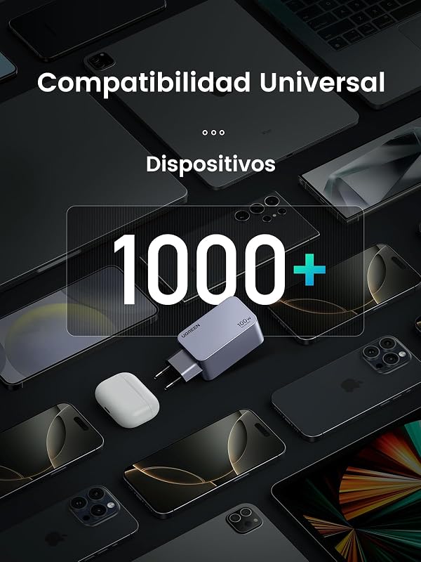 Nexode Pro 100W Cargador USB C Carga Rápida GAN Adaptador