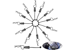 GoHobby RC Body Clips with Pull Tabs for 1/10 1/12 1/14 Arrma Axial SCX10 Redcat Tamiya HSP Himoto, 20-Pack (Black)