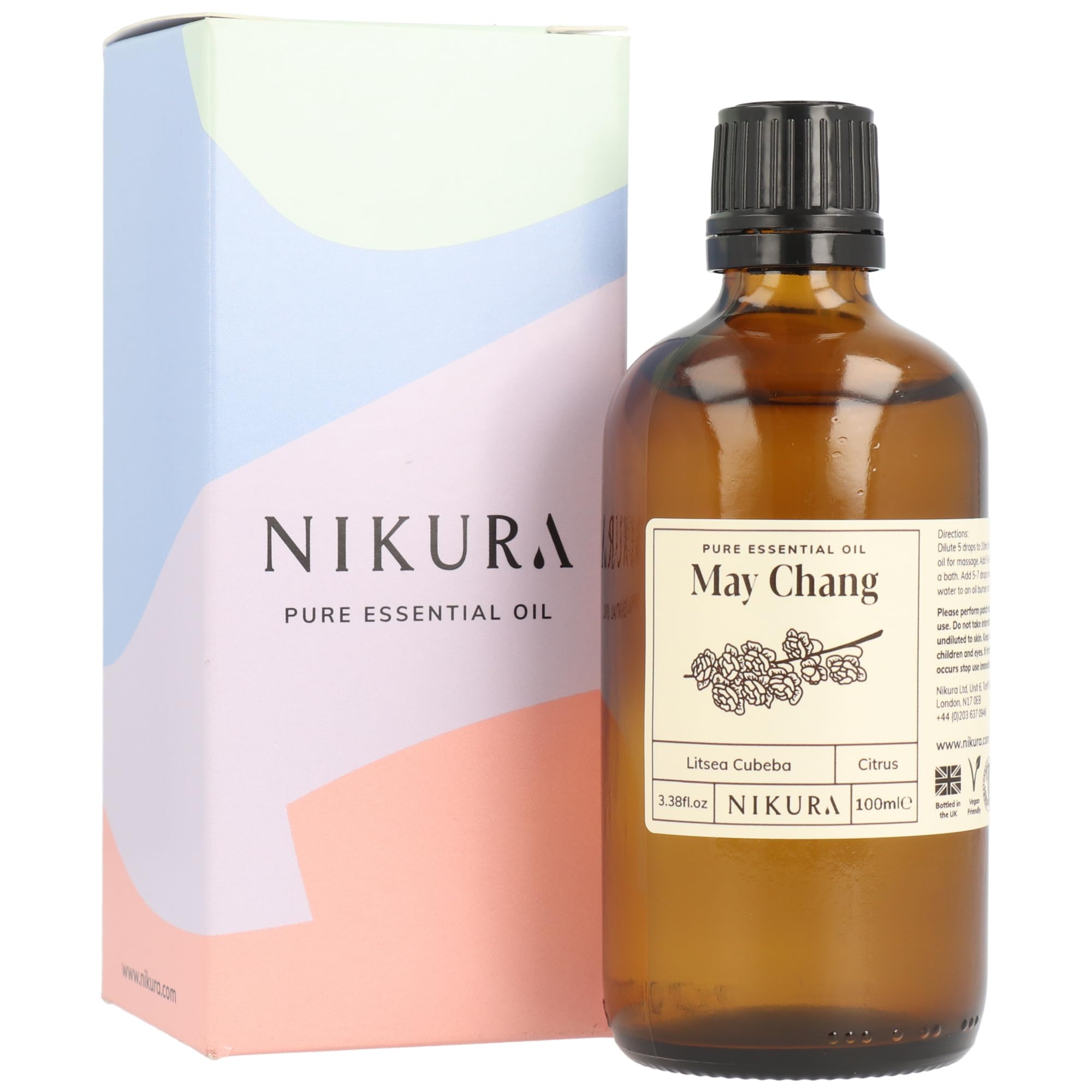 Nikura | May Chang Essential Oil - 100ml - 100% Pure