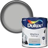 Dulux Matt Emulsion Paint Walls Ceilings Chic Shadow 2.5 Litres