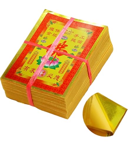 1 000 Pièces De Monnaie : Papier Doré Brut Pour La Fabrication