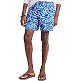vineyard vines 7 Inch Printed Chappy Swim Trunks, Tide Blue Fishing, S