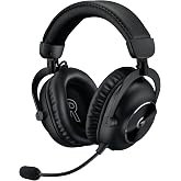 Logitech G PRO X 2 Lightspeed Wireless Gaming Headphones, Detachable Boom Microphone, 50 mm Graphen Drives, DTS:X Headphone 2.0, 7.1 Surround, Bluetooth/USB/3.5 mm Aux, PC, PS5, PS4, Switch, Black