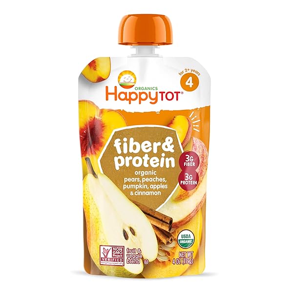 HAPPY TOT ORGANICS STAGE 4 BABY FOOD POUCHES,...