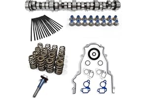 BTSCAR Replace Truck Norris Camshaft Kit With Springs Pushrods Lifters Timing Gasket Set for 1997-2013 GM Chevrolet Gen 3/4 LS 4.8/5.3/5.7/6.0/6.2 V8 LSx Engine