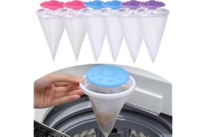 PHOWEDAER Pet Hair Remover for Laundry,Floating Hair Filtering Mesh Removal,Reusable Washing Machine Lint Catcher,Hair Catcher Washer Machine for Cat Dog(6 Pieces)