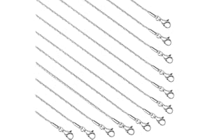 UMAOKANG Jewelry Chain for Jewelry Making, Gold Plated Stainless Steel Chains Bulk Jewelry Making Supplies