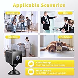 Mini Wireless Security Camera, Small Home WiFi