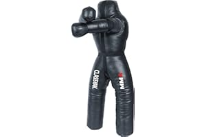 Classyak-MMA Grappling Dummy Standing Position Cross Fita Style Jiu Jitsu Punching Bag - Unfilled