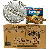 Original Whirley-Pop Popper Kit - Nylon Gears - Silver - 1 Real Theater All Inclusive Popping Kit