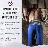 AQF Dipping Belt Weight Lifting Chain Neoprene Grey Camo view 6