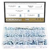Kindroufly 142-Piece Set: 1/4"-20 Threaded Inserts