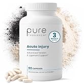 Pure Therapro Rx Acute Injury Tendon &amp; Ligament Support, 90 Capsules | Once-Daily Capsule, Supports Movement &amp; Physical Function, For Men &amp; Women, Made in USA, 90 Servings