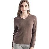 Chanyarn 100% Pure Cashmere Women's Sweater 2025 Fall Winter V-Neck Long Sleeve Warm Soft Seamless Knit Sweater