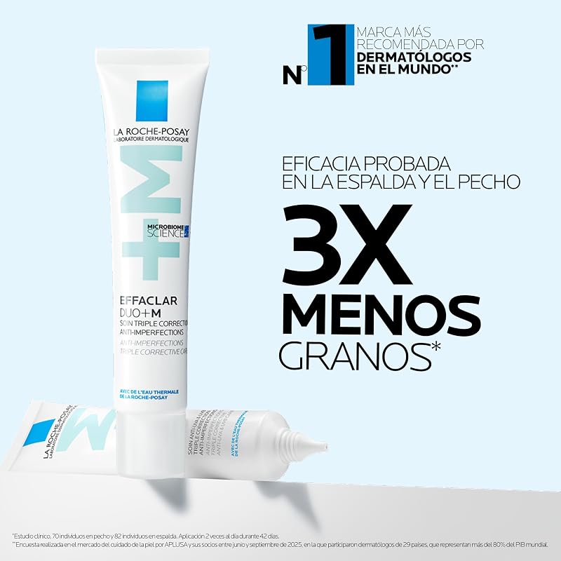 , Effaclar Duo+M, Gel crema corrector triple, 40 ml