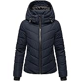 Marikoo Women's Winter Jacket with Hood - Weather-Resistant - Quilted Puffer Coat - Samuiaa XVI XS-3XL
