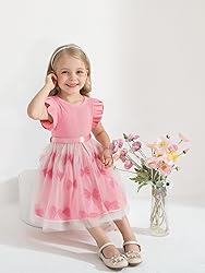 Toddler Girl Tulle Dress Summer Ruffle Sleeveless