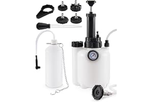 FAITIO Kit de purge de liquide de frein 3 L avec bouteille de récupération de 1 L